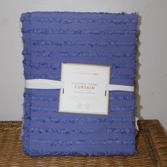 Pottery Barn Textural Ombre Curtains.Set of 2.Sz. 52